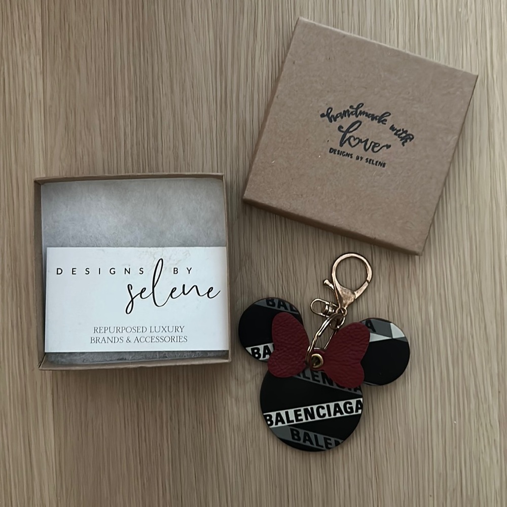 Authentic LUX Minnie Keychain